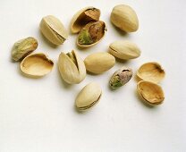 Still Life of Pistachios in and Out of the Shell