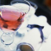 Place Setting with Rose Wine