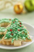 A Christmas Tree Cookie