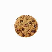 A chocolate chip cookie with pecans