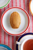 Madeleine on a Plate with a Cup of Tea, Plates