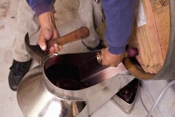 Removing Wine From Cask