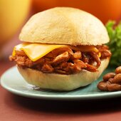 Mini Pulled Pork and Cheese Sandwich