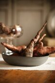 Bowl of Winter Beets on a Table