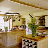 A rustic country house kitchen