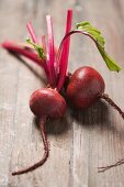 Beetroot on a wooden surface