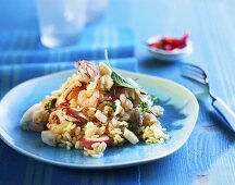 Risotto with seafood