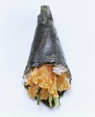 Temaki-Sushi mit Lachs