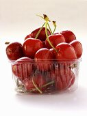 Cherries in a Plastic Container