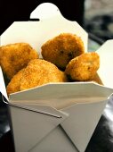 Chicken Nuggets in a Take-Out Box