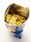 Kartoffelchips in Tüte