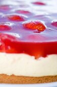A strawberry tart with jelly (detail)