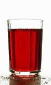 Cranberrysaft im Glas