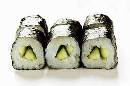 Maki sushi with cucumber