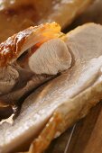 Roast turkey, jointed
