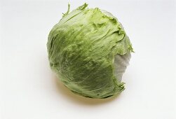 An iceberg lettuce