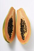 Papaya, halved