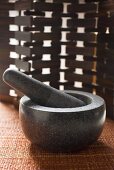 Mortar with pestle