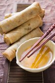 Spring rolls with sweet and sour sauce (Thailand)