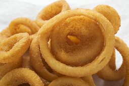 Deep-fried onion rings