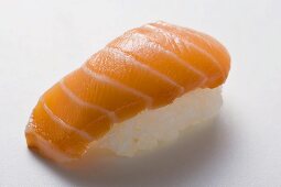 Nigiri sushi with salmon