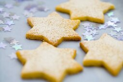 Star biscuits (close-up)