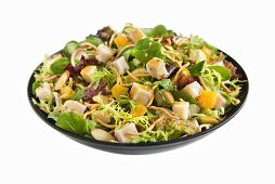 Asian Salad with Turkey, Mandarin Oranges, and Chow Mein Noodles
