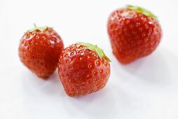 Three strawberries