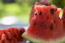 Pieces of watermelon