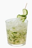 Munich Mule (Drink made with vodka, ginger ale & cucumber)