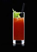 Bloody Mary with straw
