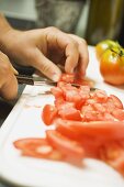 Dicing tomato