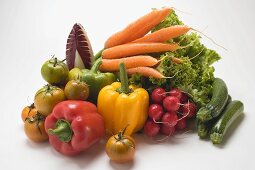 Vegetable still life with lettuce