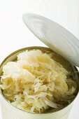 Sauerkraut in tin