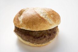 Burger in a bread roll