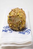 Italian almond biscuits with pistachios