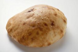 Pita bread with sesame seeds