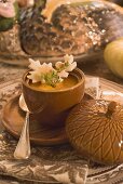 Pumpkin soup for Thanksgiving (USA)