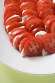 Tomatoes with mozzarella