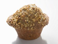 Muffin mit gehackten Nüssen