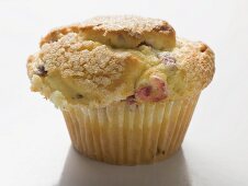 Cranberry muffin in paper case