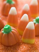 Sweets (candy corn, pumpkins) for Halloween