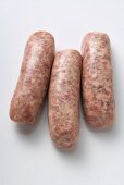 Three Nuremberg sausages