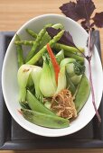 Steamed vegetables with chilli (Asia)