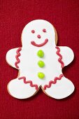 Gingerbread man with white icing