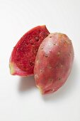 Prickly pear, halved