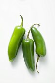 Three green chillies