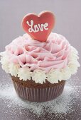 Cupcake for Valentine's Day