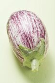 Purple and white striped aubergine