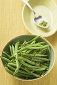 Green beans with herbs